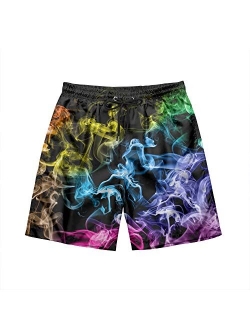 Mens Swim Trunks Short Quick-Dry Swimming Trunks with Mesh Lining Fashion Trend Turnks