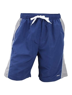 Swim Trunk Men's Boys Kids Swimwear Mesh Lining Adjustable Strap Elastic Waist