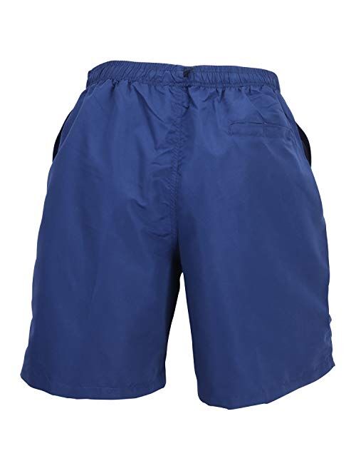 Swim Trunk Men's Boys Kids Swimwear Mesh Lining Adjustable Strap Elastic Waist