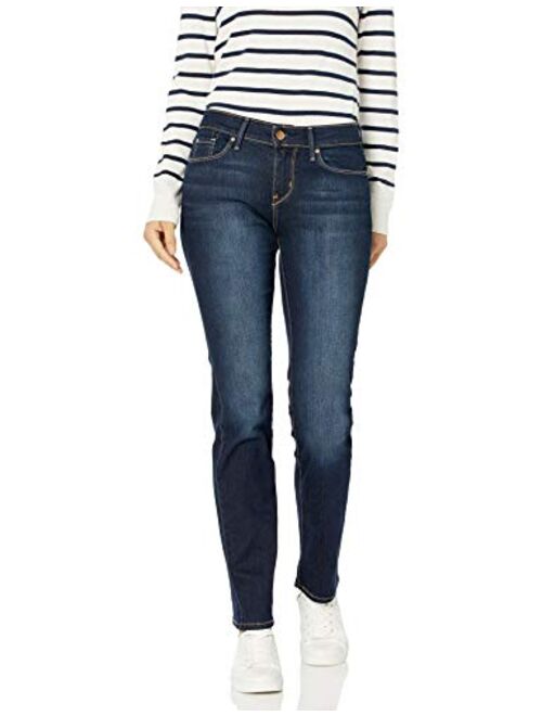 Signature by Levi Strauss & Co. Women's Modern Mid-Rise Straight Jeans