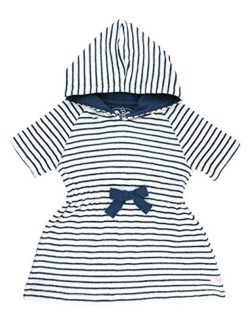 Girls Terry Cloth Hoodie Swim Beach Cover Up Dress