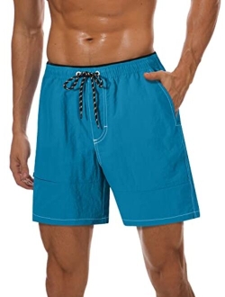 Gopune Mens Quick Dry Beach Short Swim Trunks with Mesh Lining