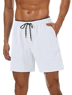 Gopune Mens Quick Dry Beach Short Swim Trunks with Mesh Lining