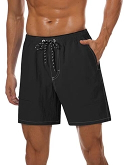 Gopune Mens Quick Dry Beach Short Swim Trunks with Mesh Lining