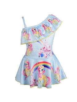 Dressy Daisy Girls Unicorn One Piece Bathing Suit Swimsuit Swimwear