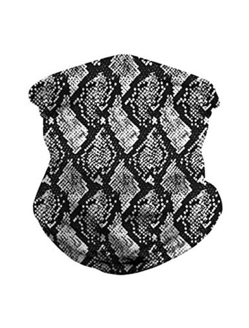 REEMONDE Neck Gaiter Face Cover Scarf Bandanas Face Protection Magic Scarf Headwear for Outdoors, Festivals, Sports