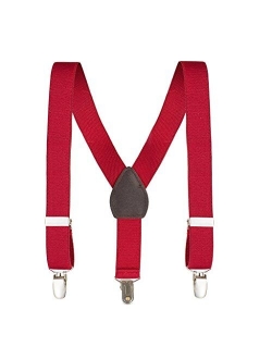 kid N' me Boys And Girls Kids Toddlers and baby Adjustable Elastic Solid Suspenders