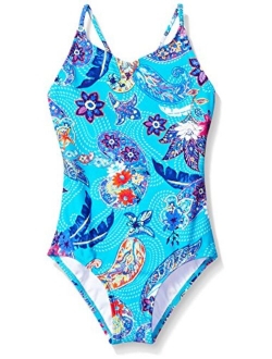 Girls' Melody Beach Sport 1-Piece Swimsuit