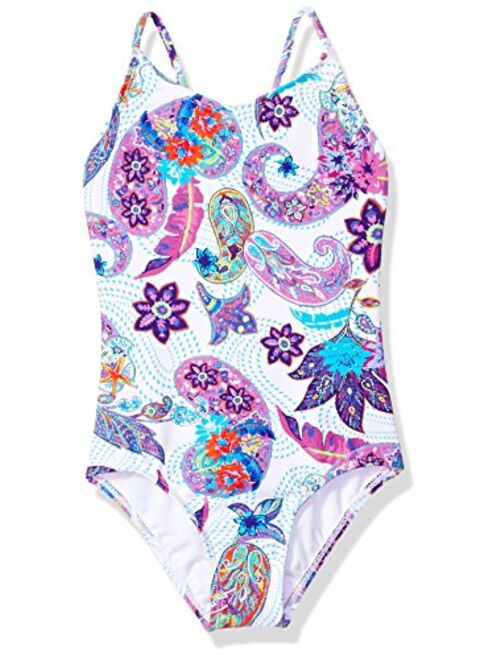 Kanu Surf Girls' Melody Beach Sport 1-Piece Swimsuit