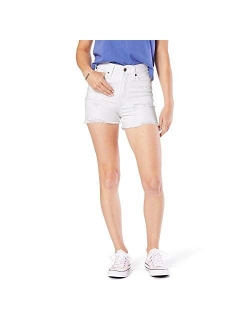 Gold Label Juniors High Rise Shortie Cut Off Shorts