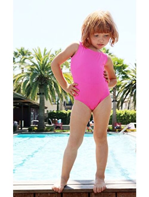 City Threads Swimsuit for Girls One Piece UPF50+ Sun Protection Swimming Suit Made in USA