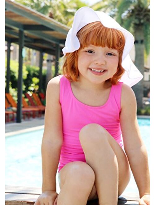 City Threads Swimsuit for Girls One Piece UPF50+ Sun Protection Swimming Suit Made in USA