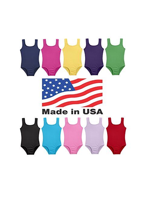 City Threads Swimsuit for Girls One Piece UPF50+ Sun Protection Swimming Suit Made in USA