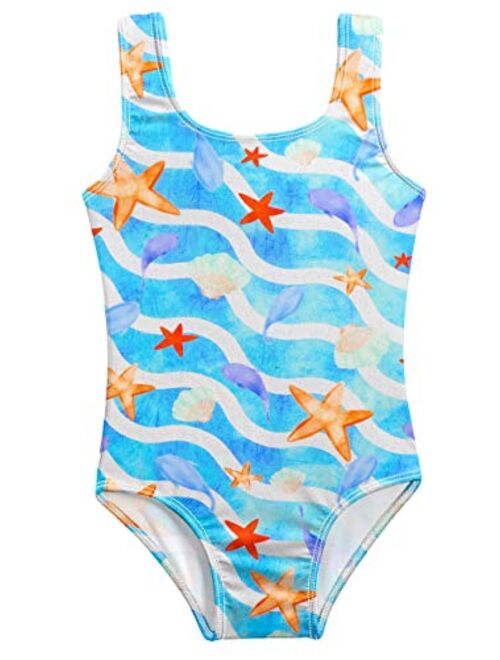 City Threads Swimsuit for Girls One Piece UPF50+ Sun Protection Swimming Suit Made in USA