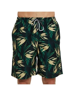 AINIKO Mens Swim Trunks Quick Dry Board Short Pants with Pockets and Mesh Lining Beach Swimwear Bathing Suits