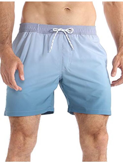 APTRO Men's Swim Trunks Short 4 Way Stretch Swimwear Beach Bathing Suits