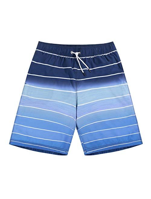 SULANG Men's Swim Trunks Regular Fit 9 Inch Inseam Quick Dry with Mesh Lining