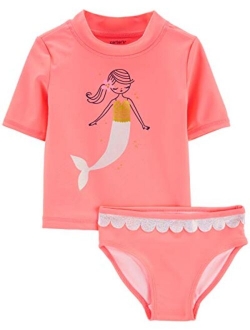 Girls' 2-Piece Rashguard