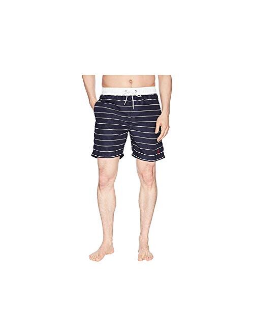 U.S. Polo Assn. Men's 7" Print Swim Shorts