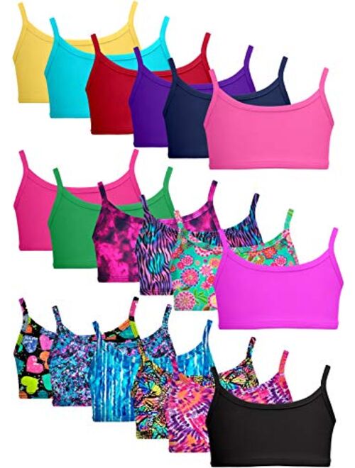 City Threads Girls Bikini Top Active Wear UPF50+ Rash Guard for Beach and Pool