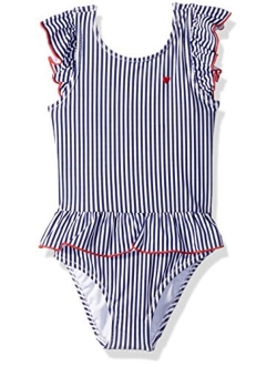 Girls' Heart One Piece Swimsuit