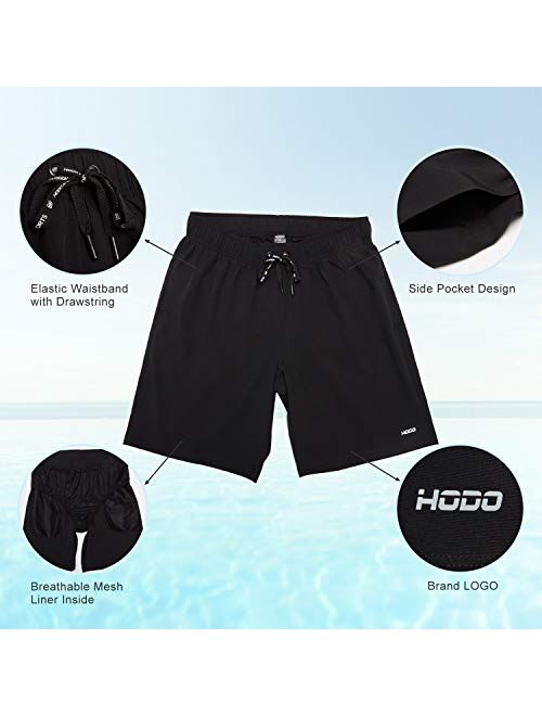 HOdo Mens Big Tall Swim Trunks (Plus Size 2XL-6XL)