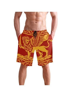 Mens Quick Dry Beach Shorts Swim Trunks Swimsuits Board Shorts Vintage Ouija Talking Board