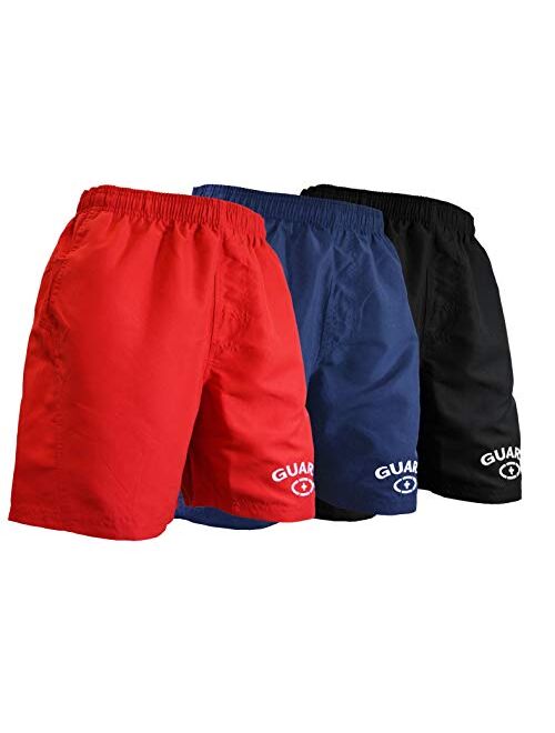 Adoretex Men's Guard Board Shorts Swim Trunks Mesh Liner