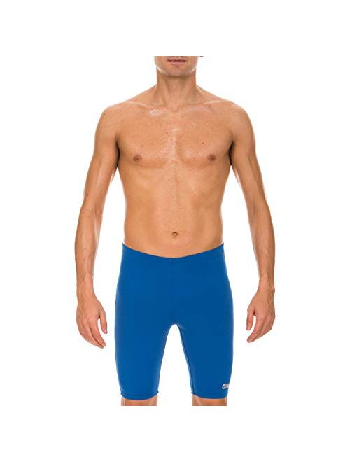 Arena Men's Board Race Polyester Solid Jammer Swimsuit