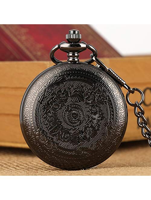 to My-Husband-Pocket-Watch-Gifts for Husband Best Gifts for Him -Birthday Gifts from Wife, Graduation Gifts for Men，Engraved Pocket Watch for Men