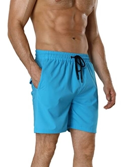 Men's Beach Shorts Bathing Suits with Mesh Lining