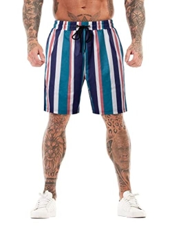 Men's Beach Shorts Bathing Suits with Mesh Lining