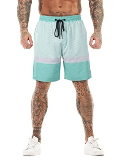 Men's Beach Shorts Bathing Suits with Mesh Lining