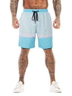 Men's Beach Shorts Bathing Suits with Mesh Lining