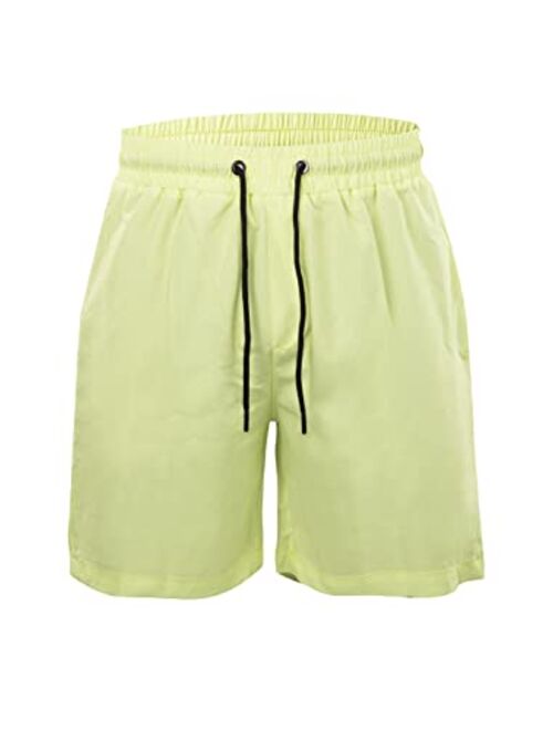 GINGTTO Men's Beach Shorts Bathing Suits with Mesh Lining