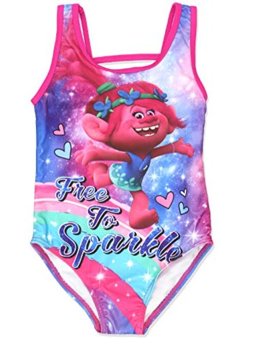 DreamWorks Trolls Girls Swimwear Swimsuit (Toddler/Little Kid)