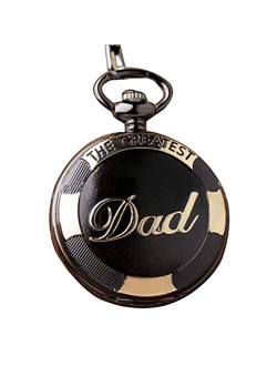 Pocket Watch for Dad from Daughter Son Wife