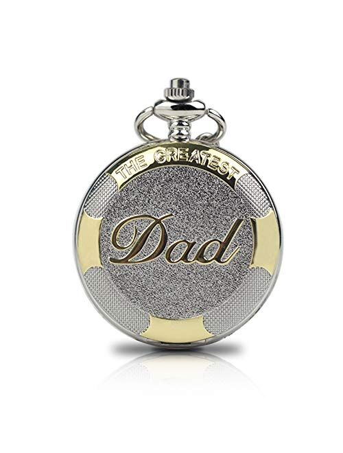 Pocket Watch for Dad from Daughter Son Wife