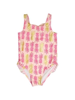 KIKO & MAX Girls' One Piece Swimsuit Bathing Suit