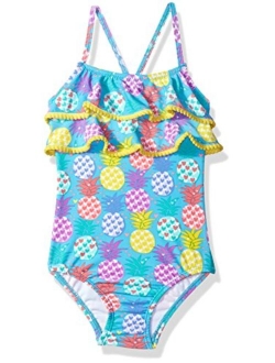 KIKO & MAX Girls' One Piece Swimsuit Bathing Suit