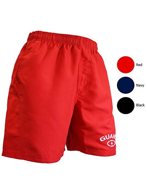 Adoretex Men's Guard 18" Swim Board Shorts Swim Trunks Mesh Liner