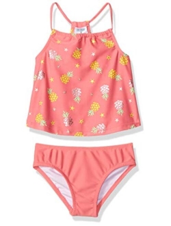 KIKO & MAX Girls' Tankini 2-Piece Swimsuit Bathingsuit