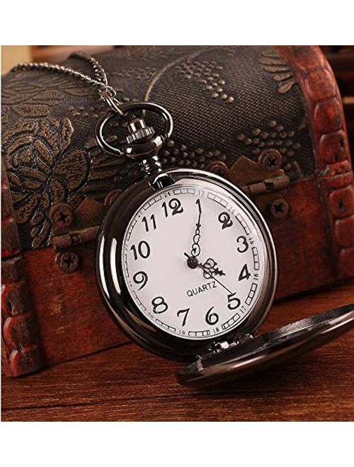 LEVONTA Father of The Groom Gifts for Wedding, Best Man Gifts, Father of The Bride Gifts, Groomsmen Gifts Pocket Watch