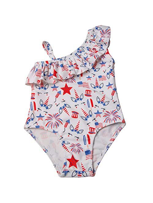 Baby Girls Unicorn Swimsuit One Piece Kids Bathing Suit Little Girls Swimming Wear