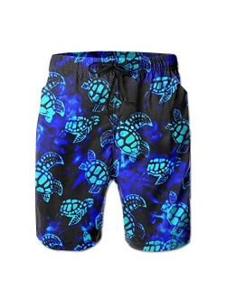 YPTBST Mens Swim Trunks Quick Dry Beach Board Shorts with Mesh Lining Swimwear Bathing Suits