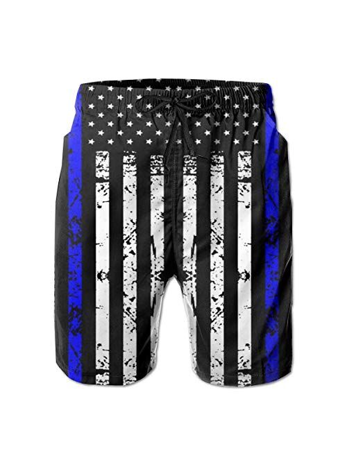 YPTBST Mens Swim Trunks Quick Dry Beach Board Shorts with Mesh Lining Swimwear Bathing Suits