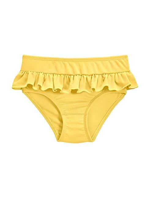 City Threads Girls' Ruffle Swim Brief with UPF50+ Swimming Bottom