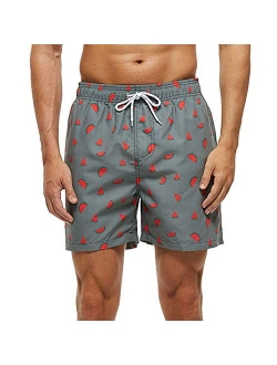 HLVEXH Men's Swim Trunks Quick Dry with Mesh Lining and Pockets