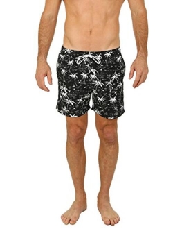 UZZI Men's Swim Shorts Dry Fast Microfiber Trunks Surf