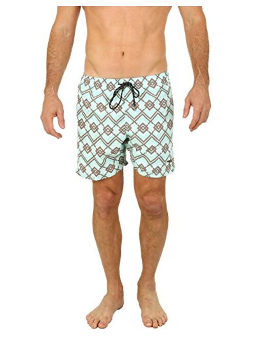 UZZI Men's Swim Shorts Dry Fast Microfiber Trunks Surf